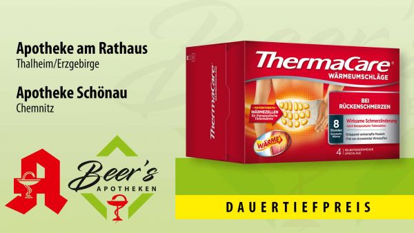 ThermaCare® bei Rückenschmerzen, 4 Wärmeumschläge